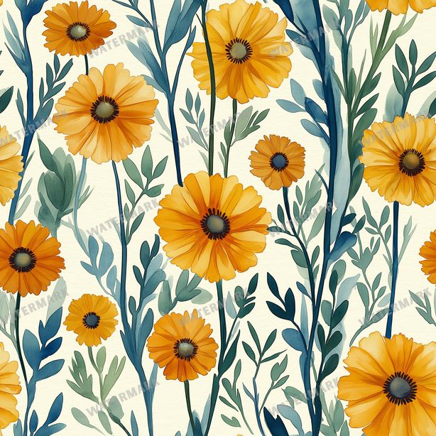 Floral Seamlesss Seamless Pattern