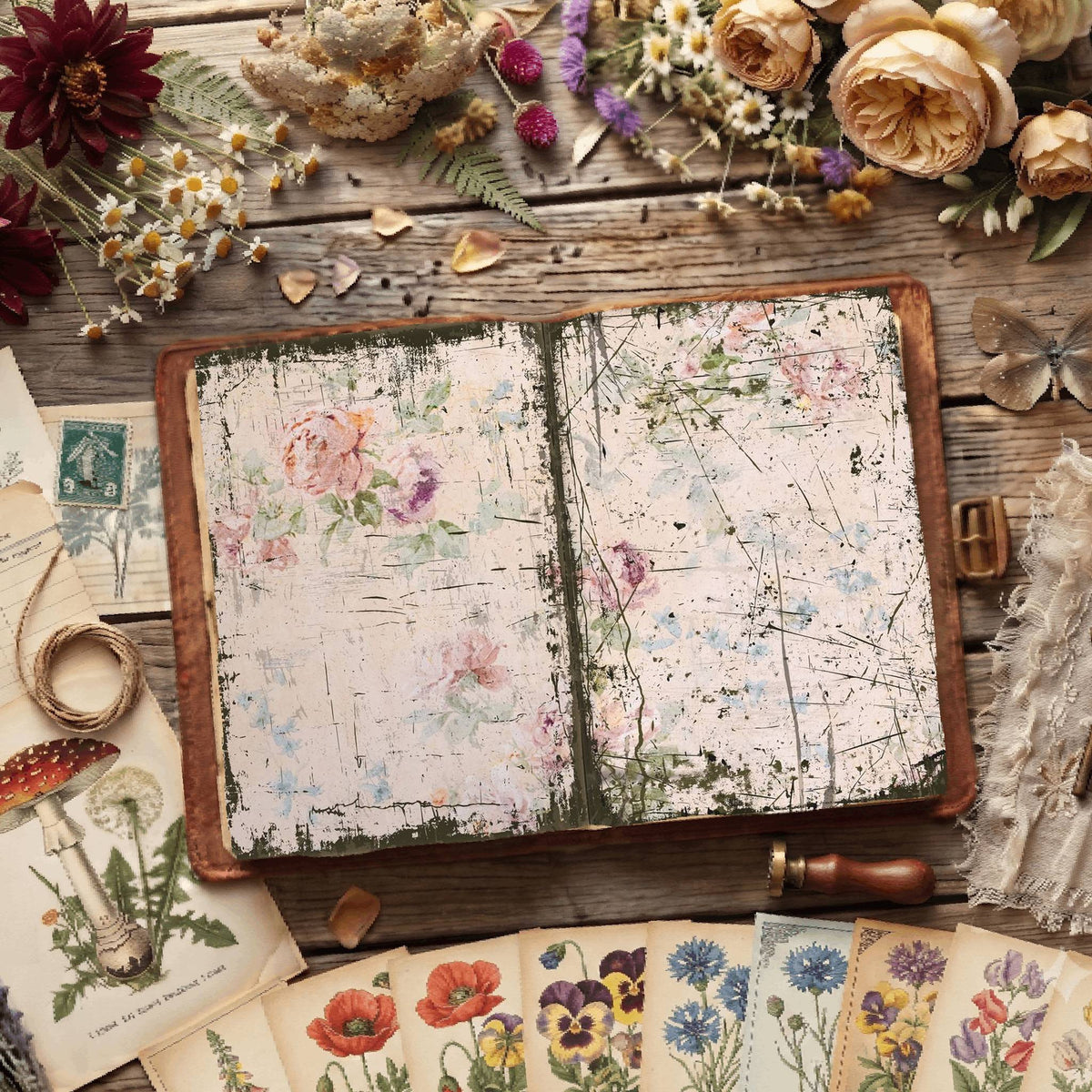 Floral Digital Papers