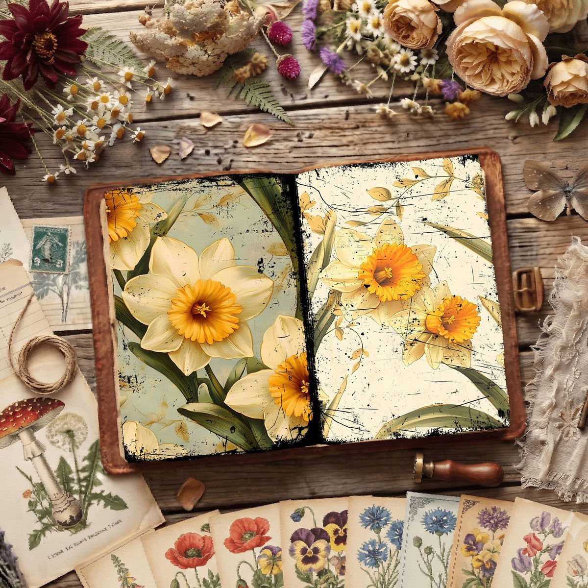 Floral Digital Papers