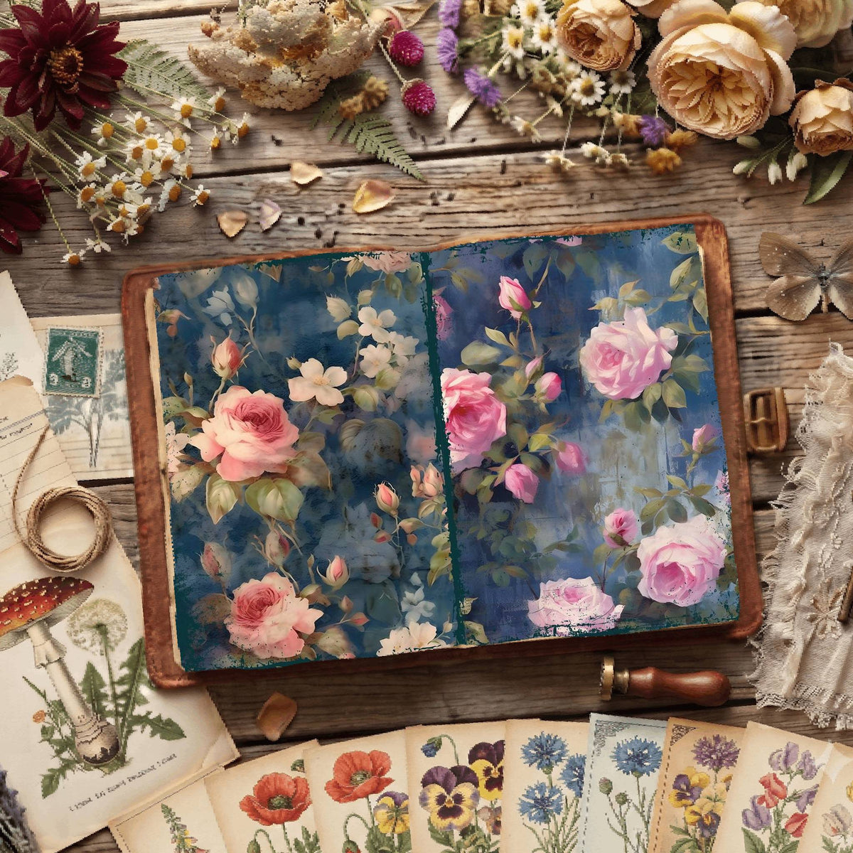Floral Digital Papers