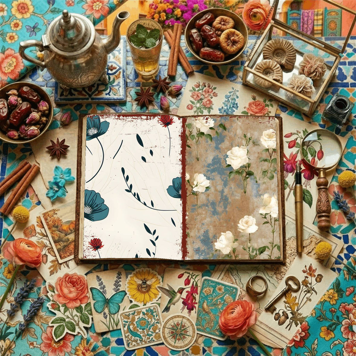 Floral Digital Papers
