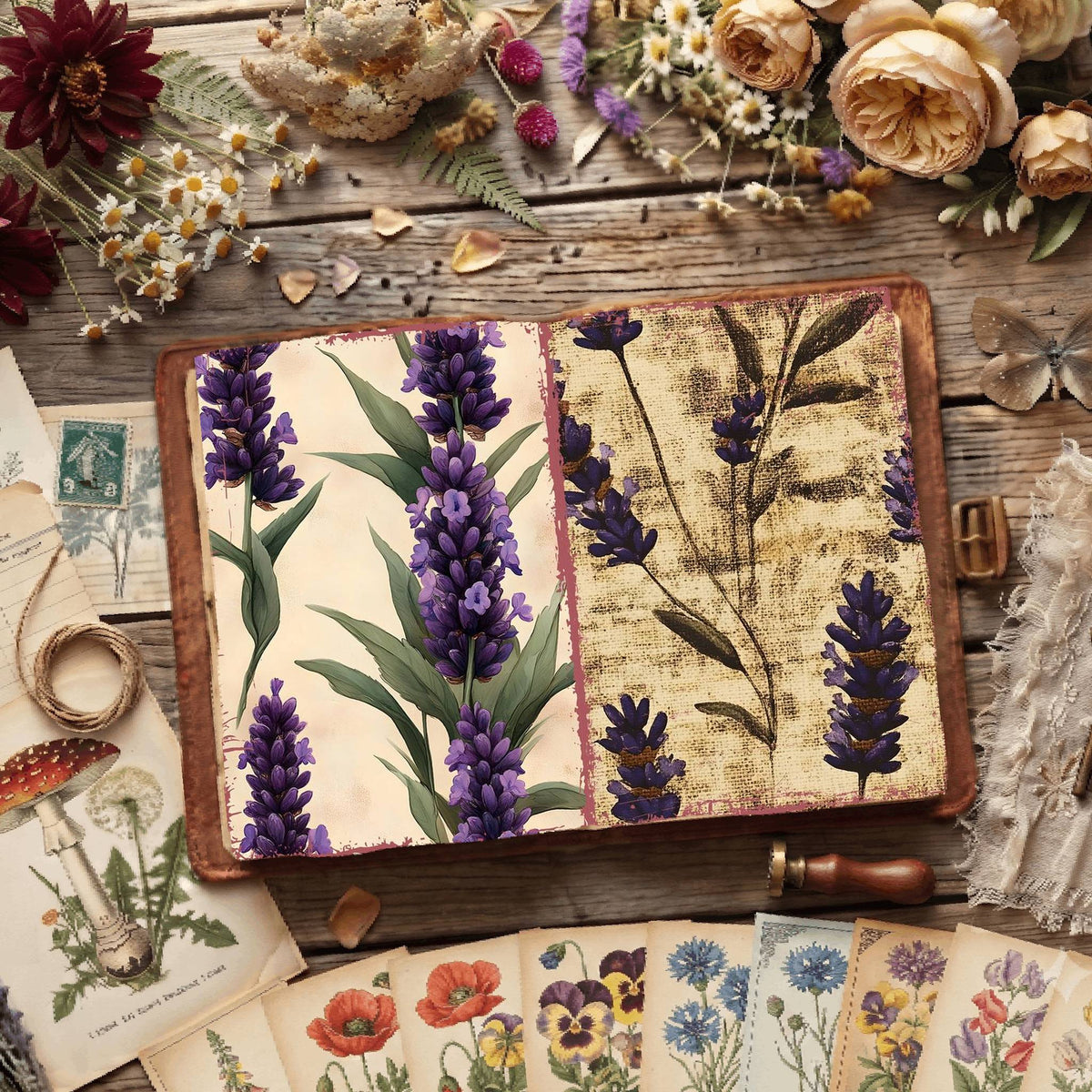 Floral Digital Papers