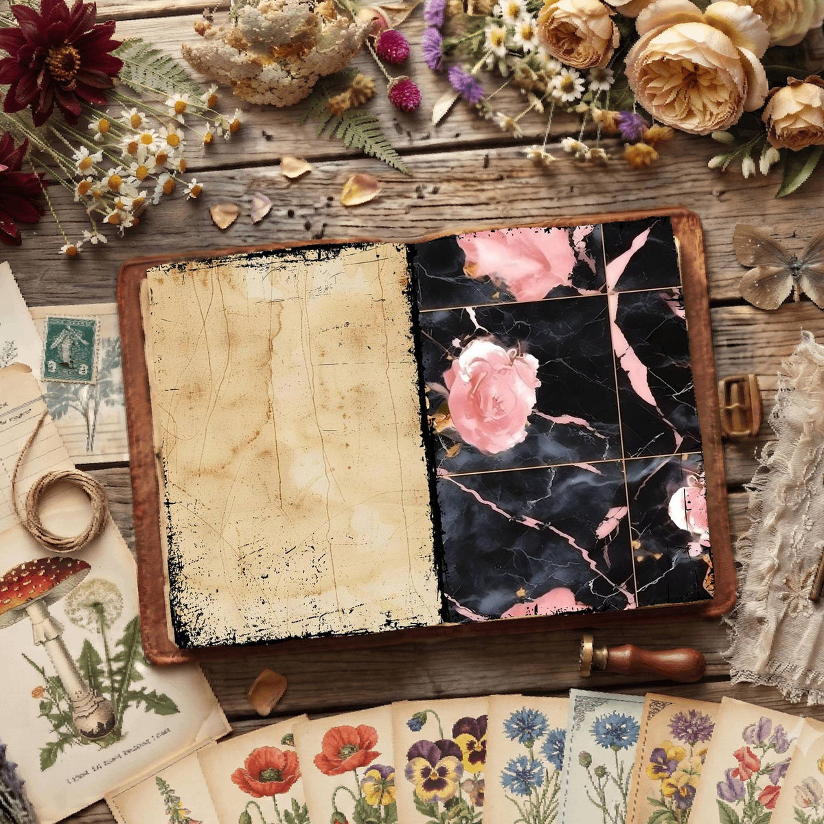 Floral Digital Papers