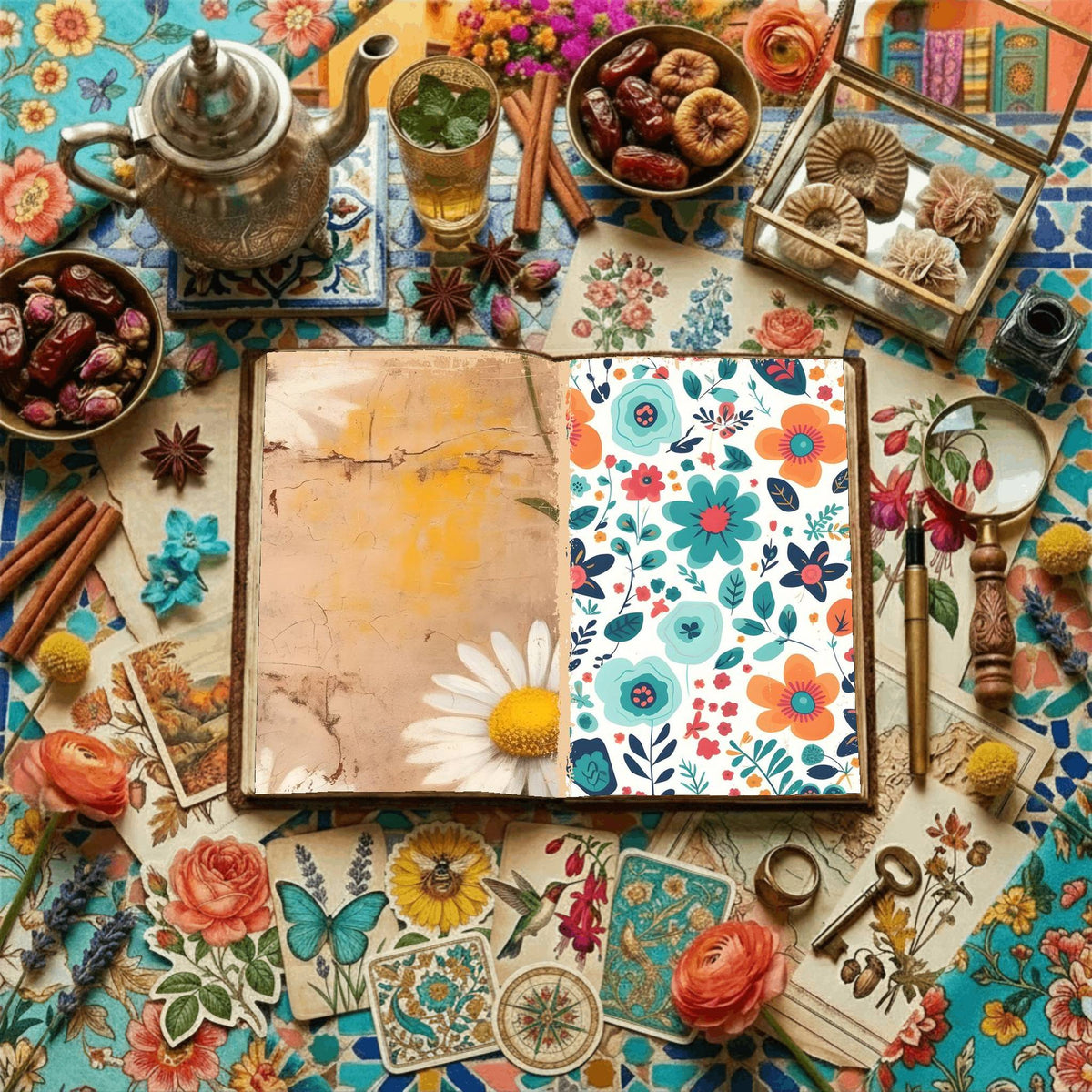 Floral Digital Papers