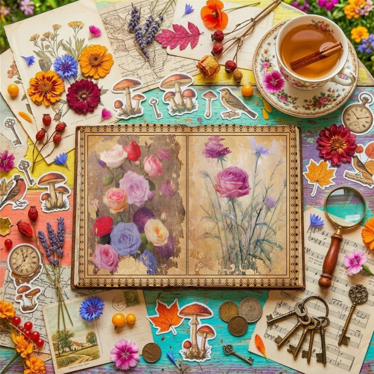 Flower Digital Papers