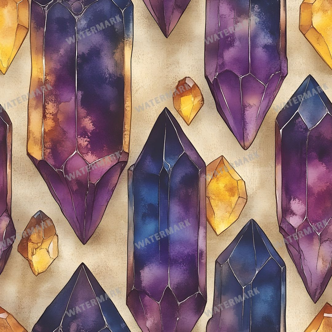 Gems Seamless Pattern