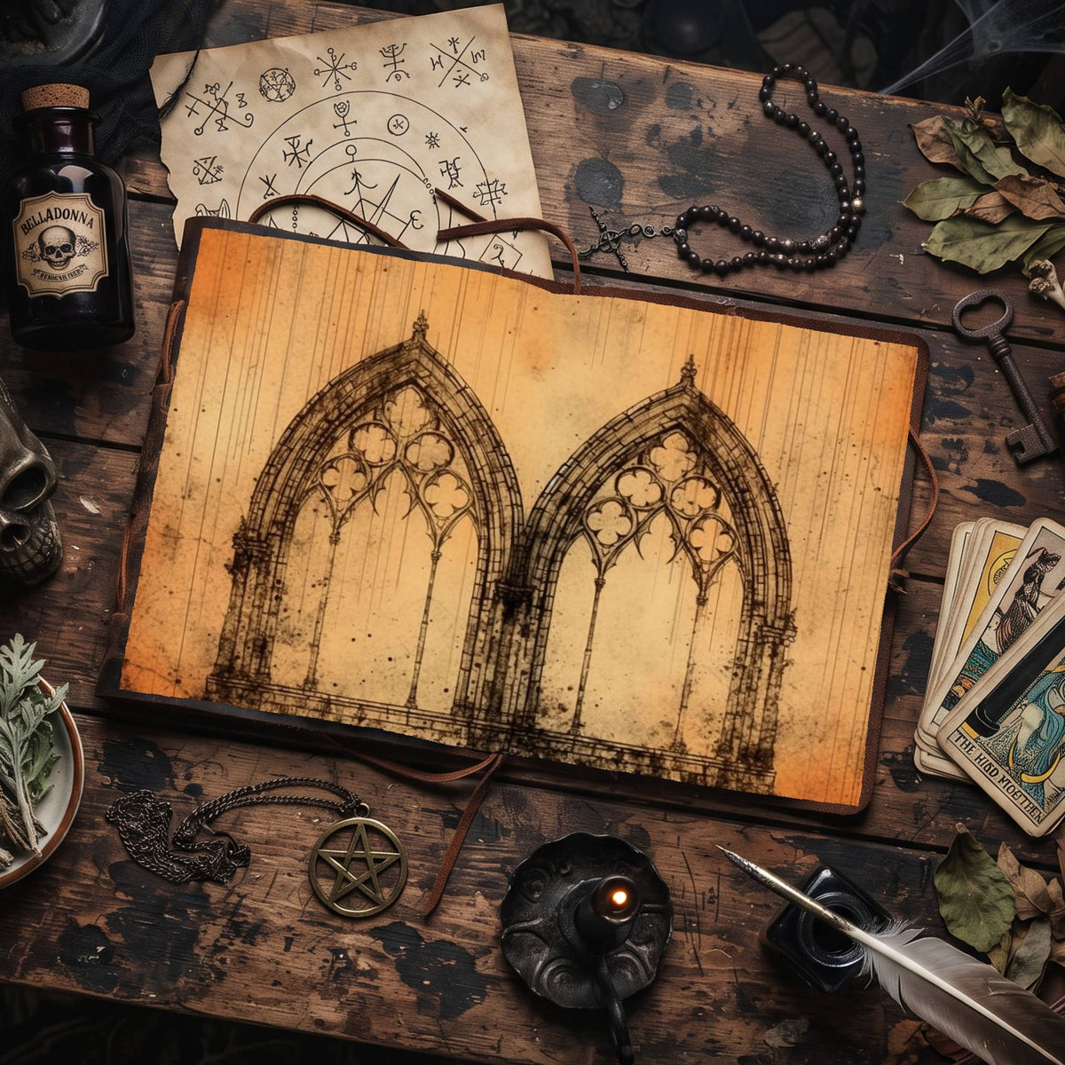 Gothic Arches Digital Papers