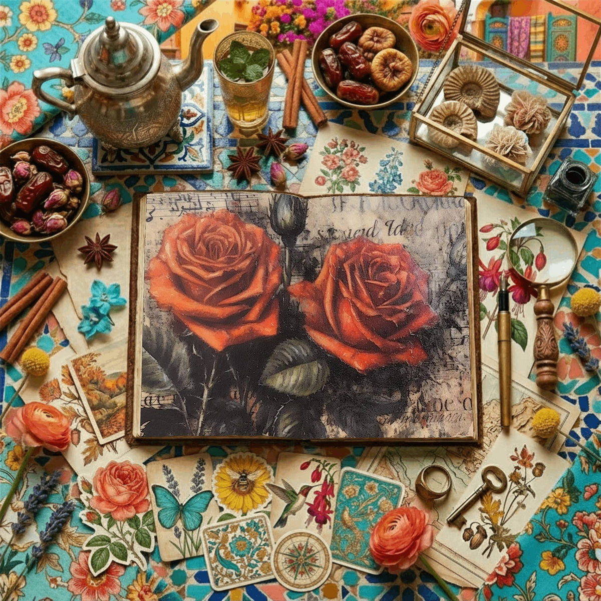 Gothic Rose Digital Papers