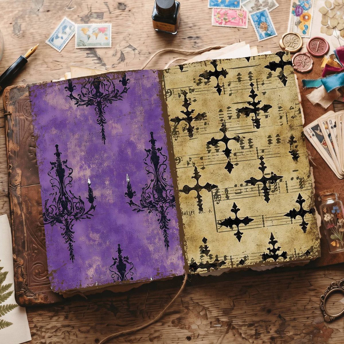 Gothic Digital Papers