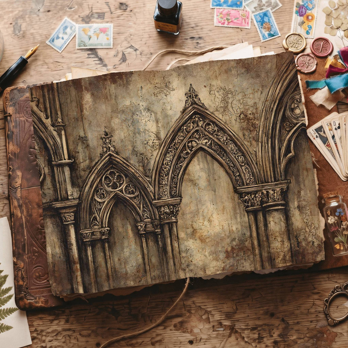 Gothic Digital Papers