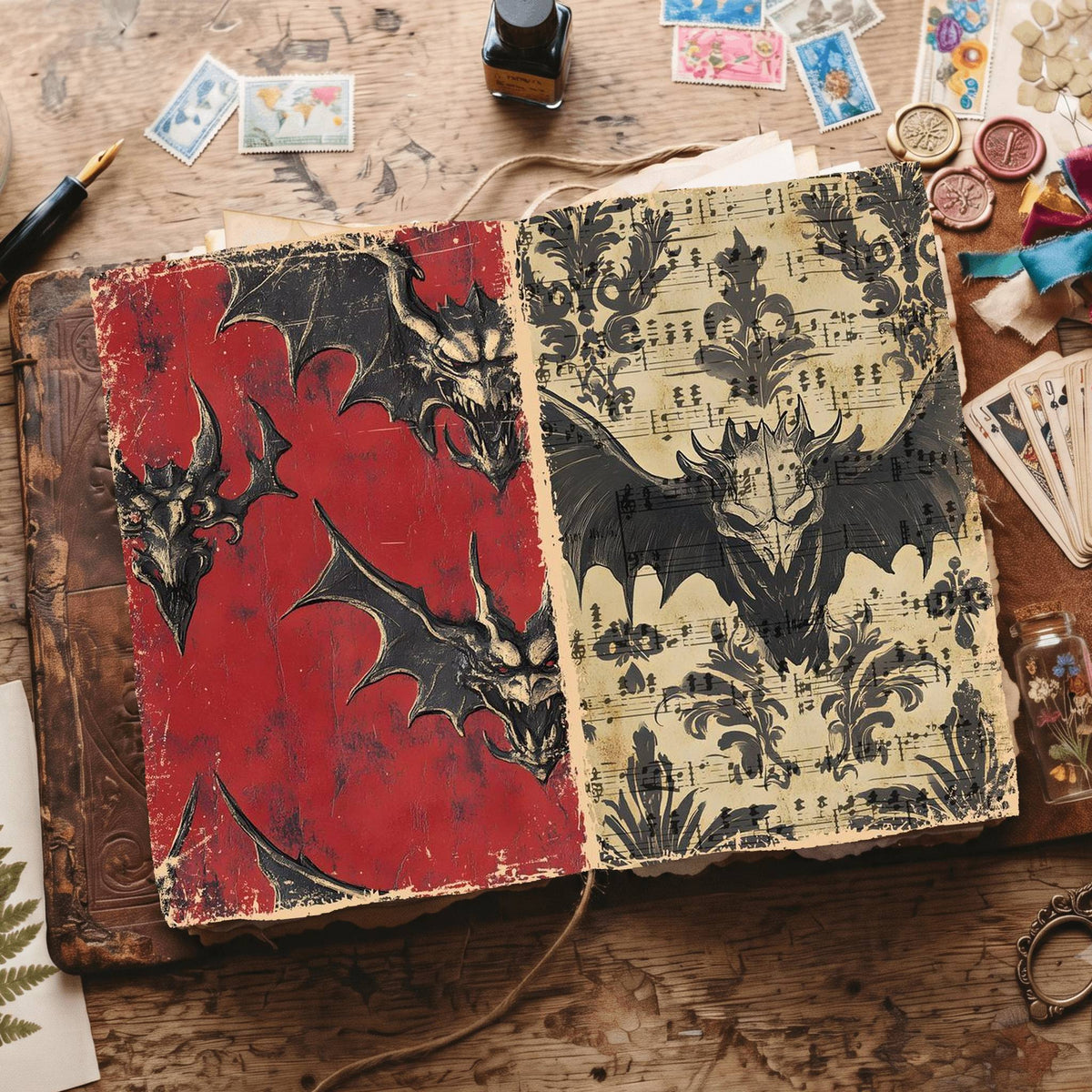 Gothic Digital Papers