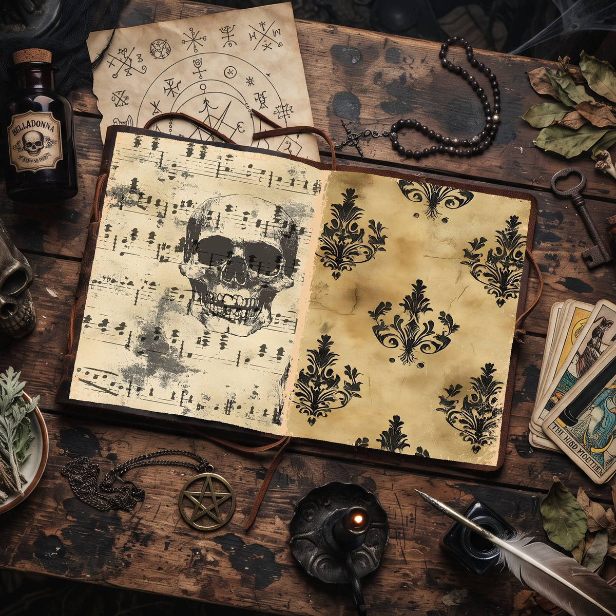 Gothic Digital Papers