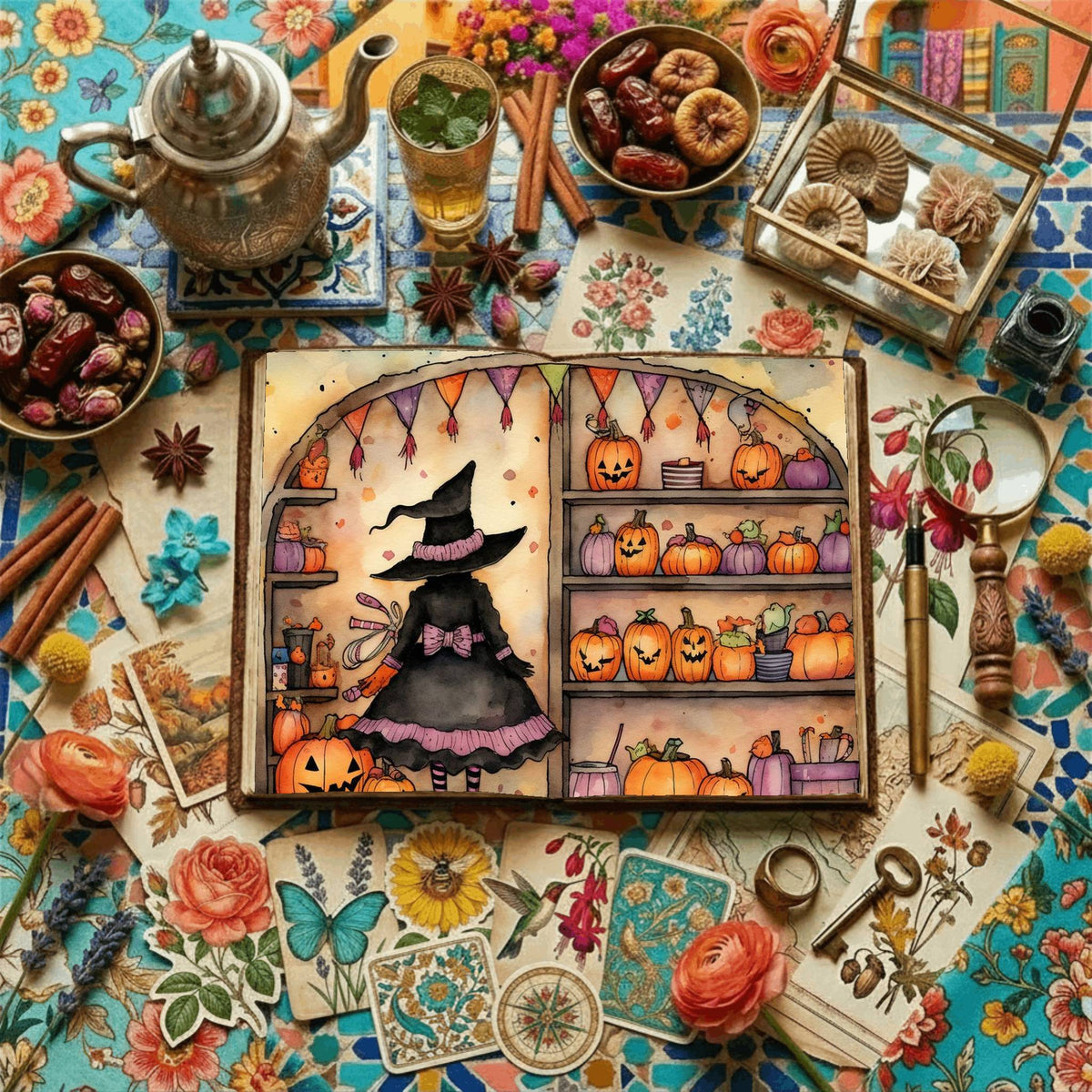 Halloween Candy Digital Papers