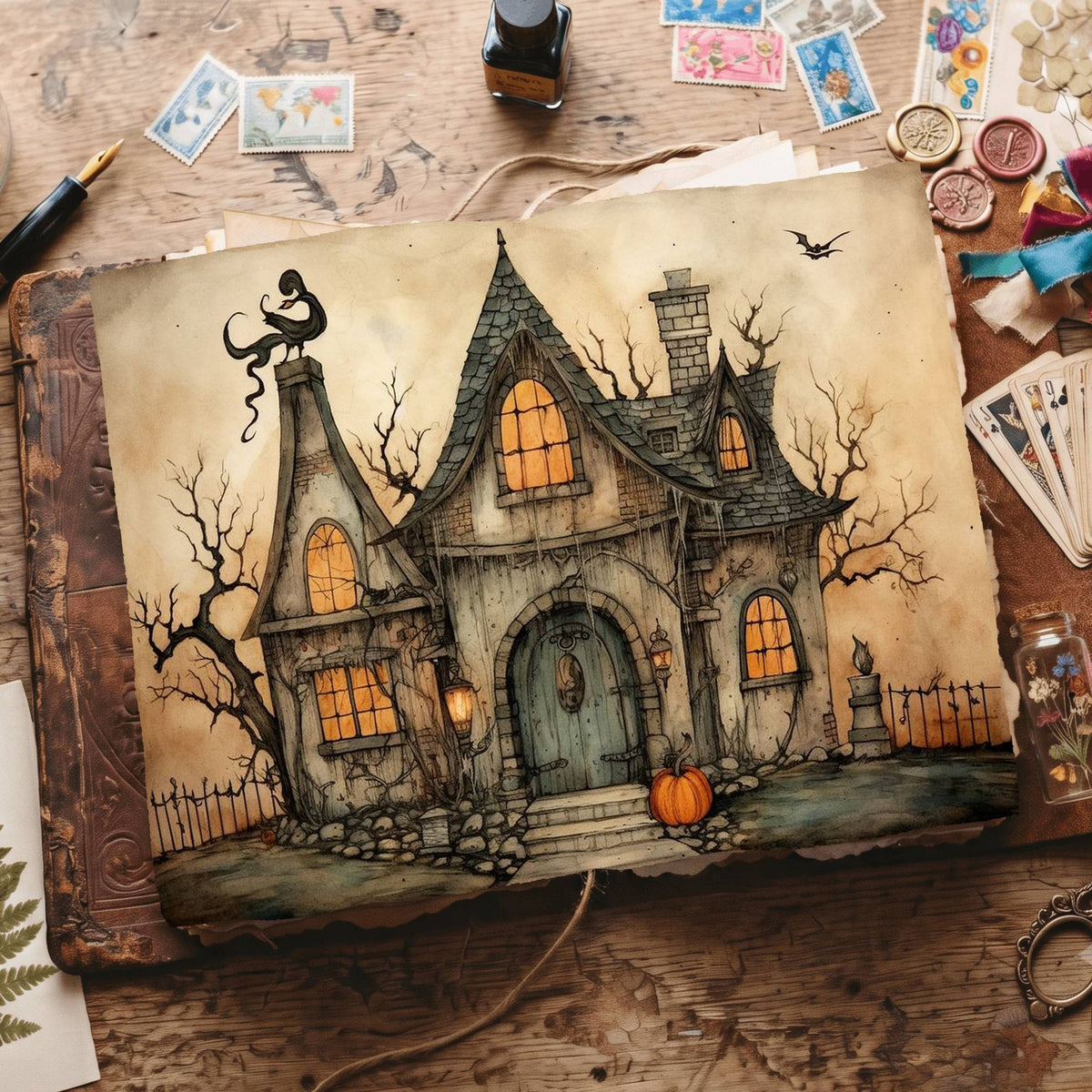 Halloween Digital Papers
