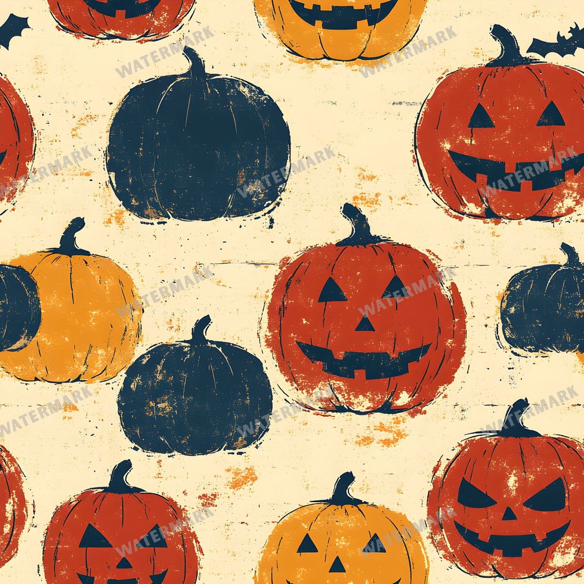 Halloween Seamless Pattern
