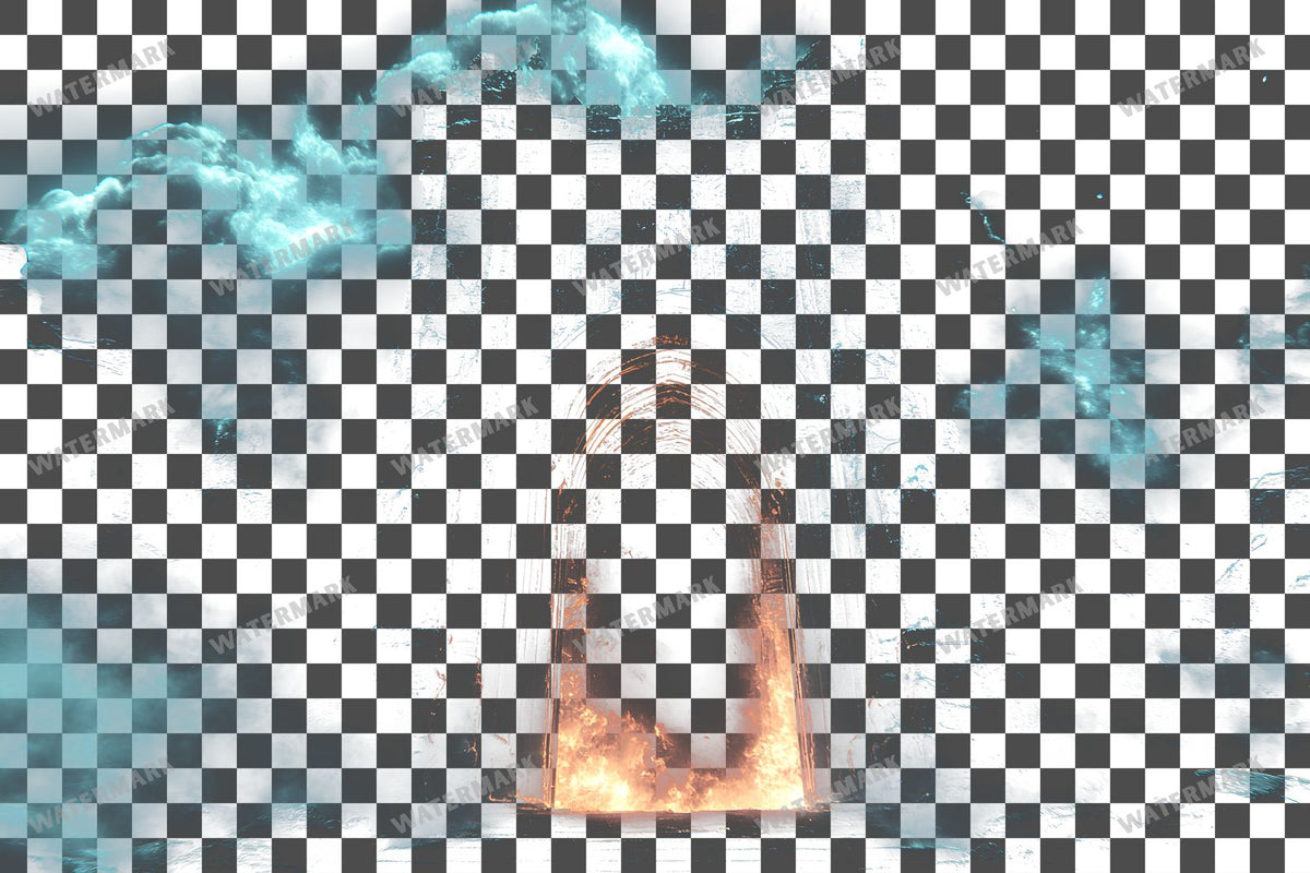Haunted Cathedral Portal Transparent Overlay Pngs