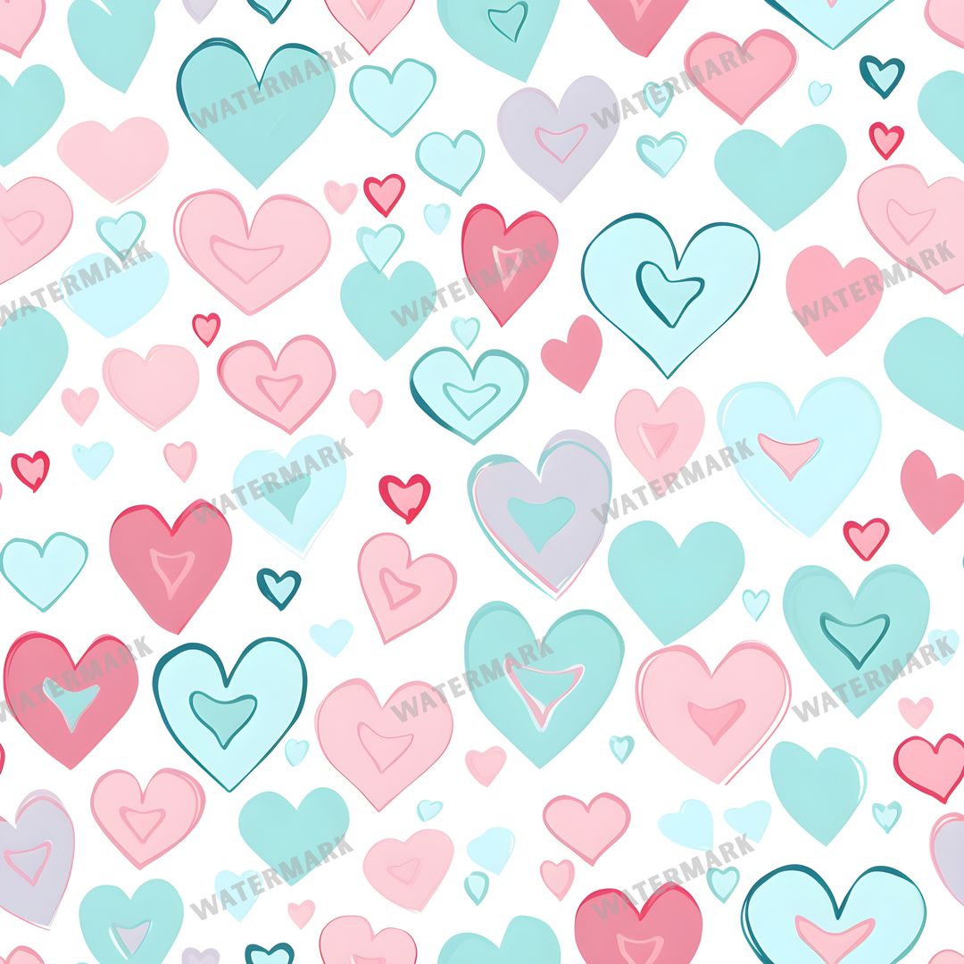 Hearts Seamless Pattern