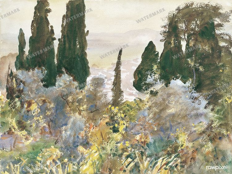John Singer Sargent Vintage Paintings