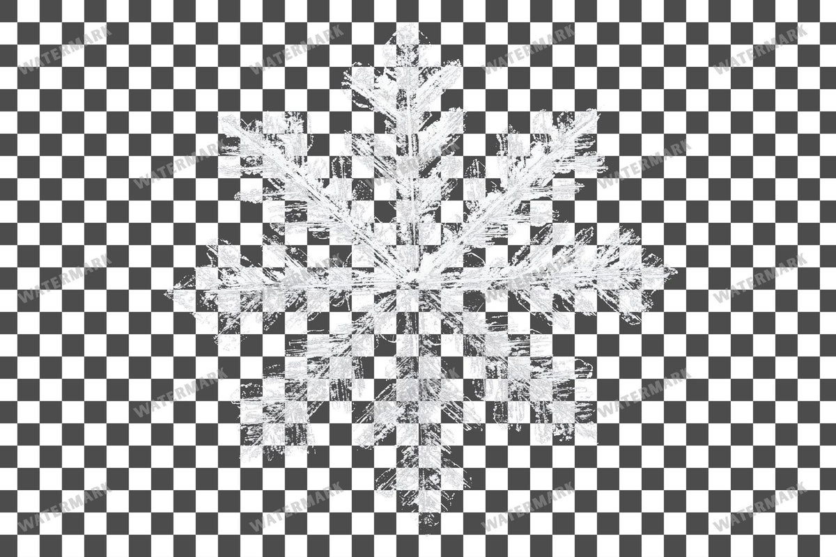 Large Snowflake Transparent Overlay Pngs