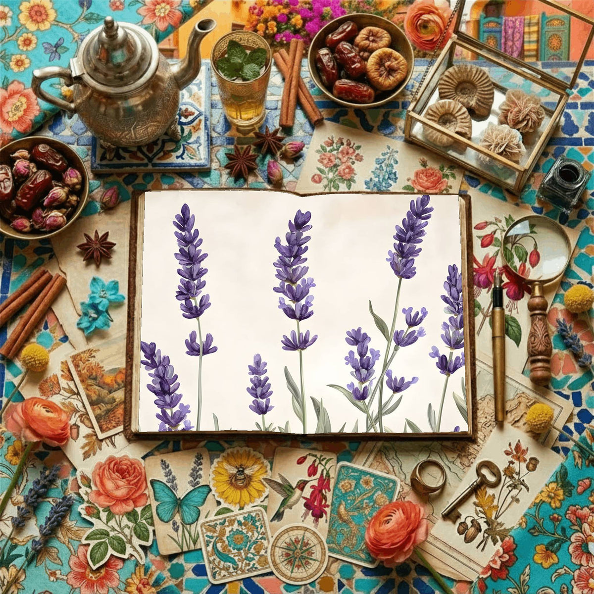Lavender Digital Papers