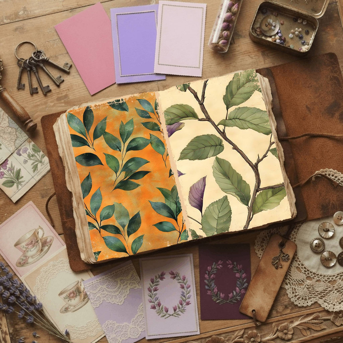 Leafy Digital Papers