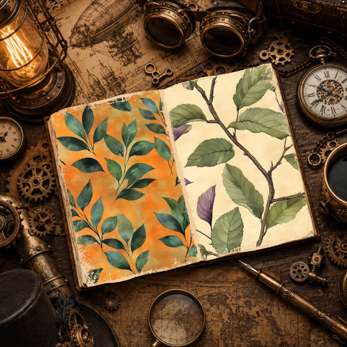 Leafy Digital Papers