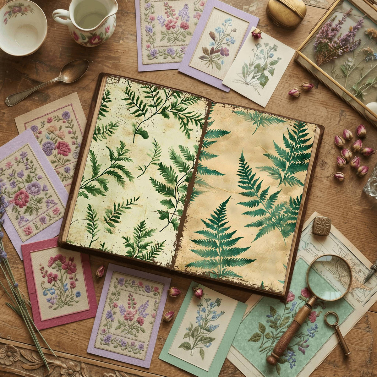 Leaves Digital Papers