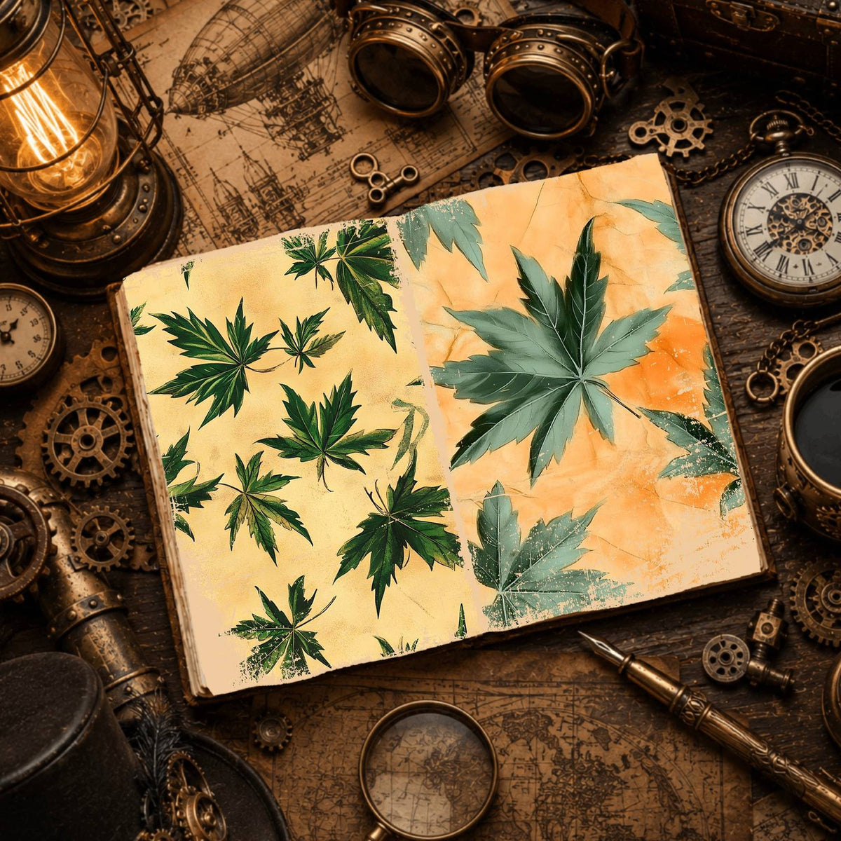 Leaves Digital Papers