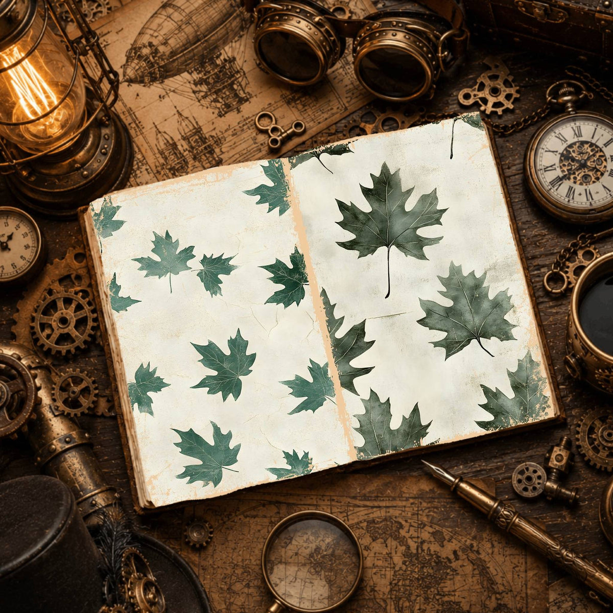 Leaves Digital Papers