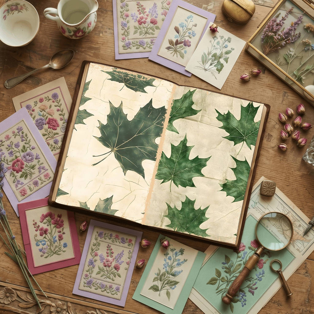 Leaves Digital Papers