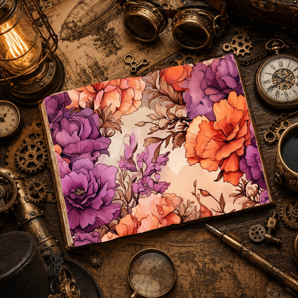 Lilies Digital Papers