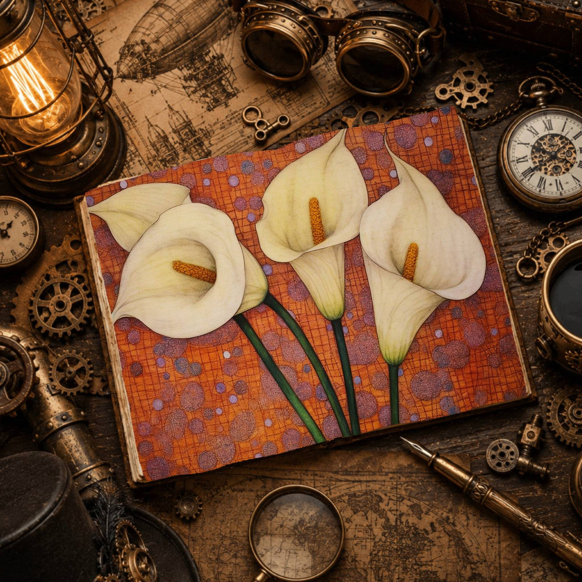 Lilies Digital Papers