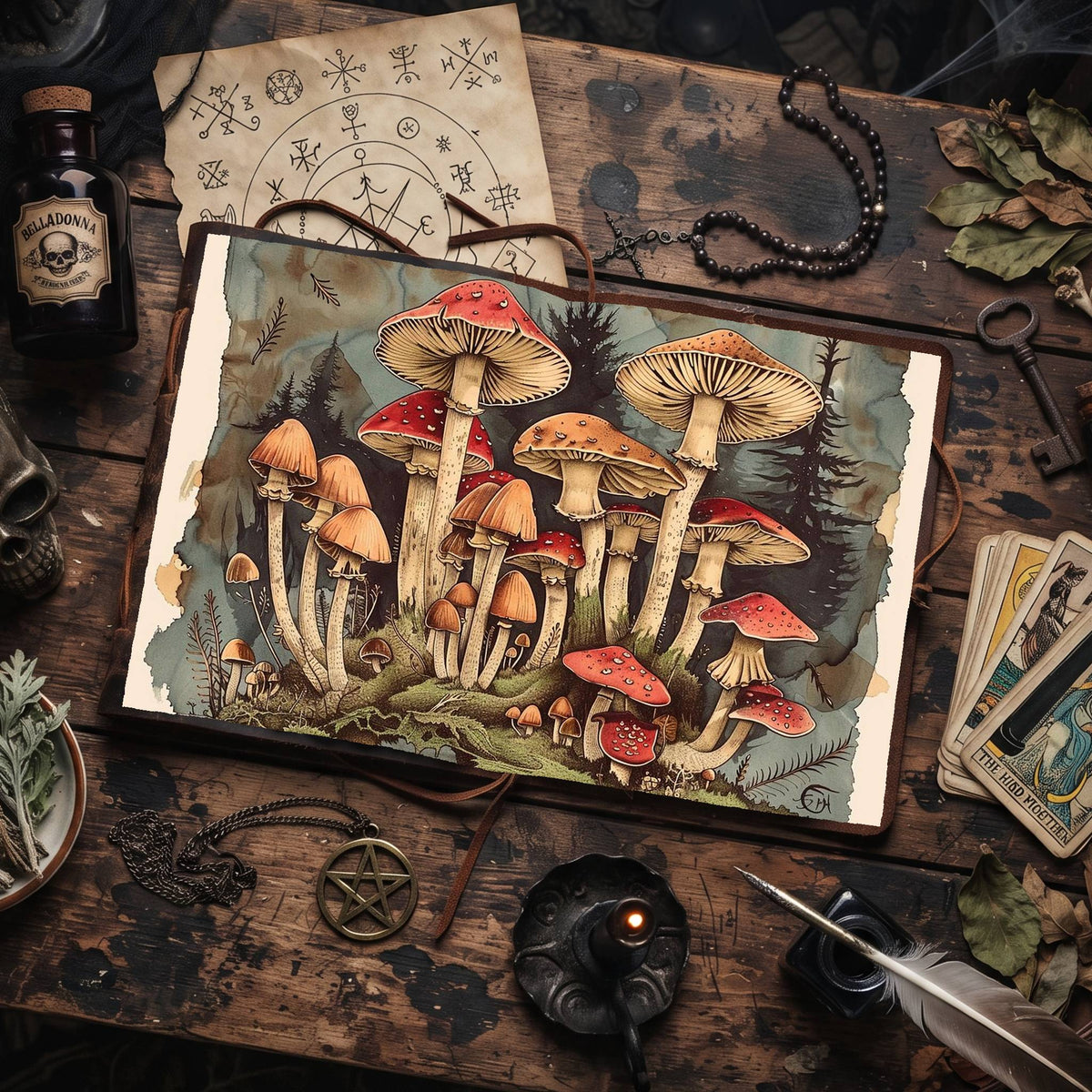 Magic Mushrooms Digital Papers