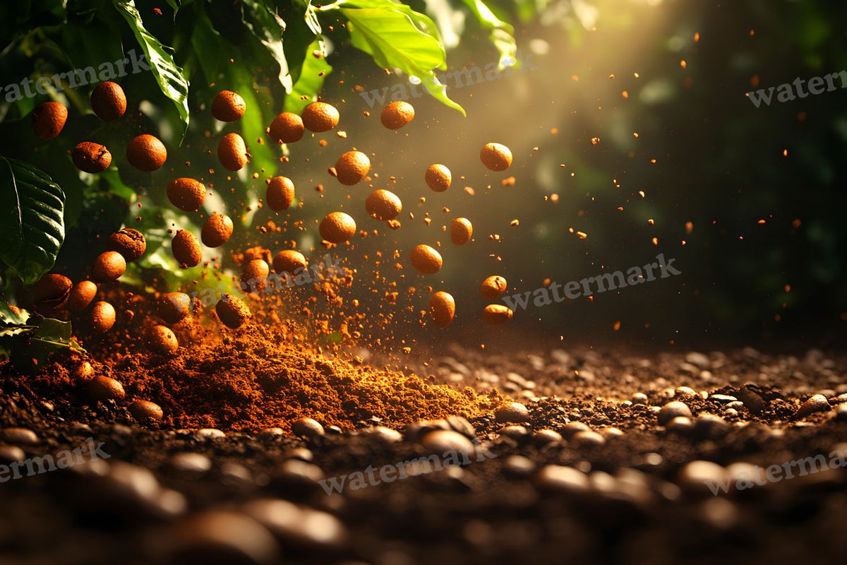 Magical Coffee digital photo backdrop for photo editing, preview 9