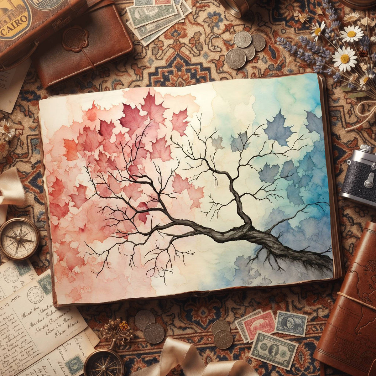 Maple Leaves Digital Papers