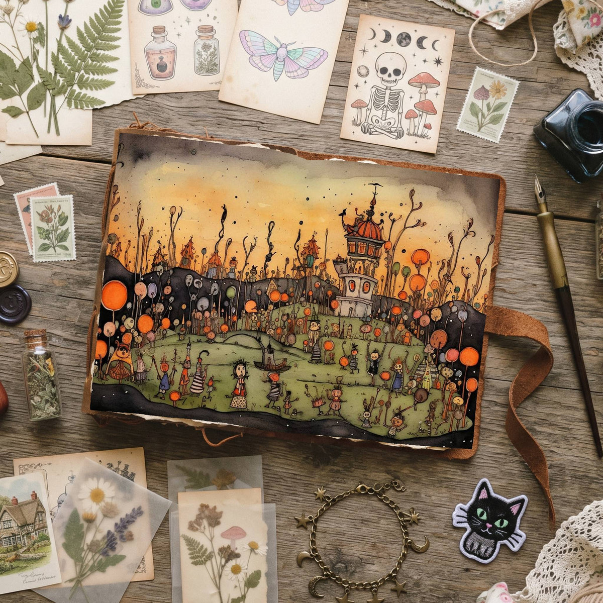 Mixed Halloween Digital Papers