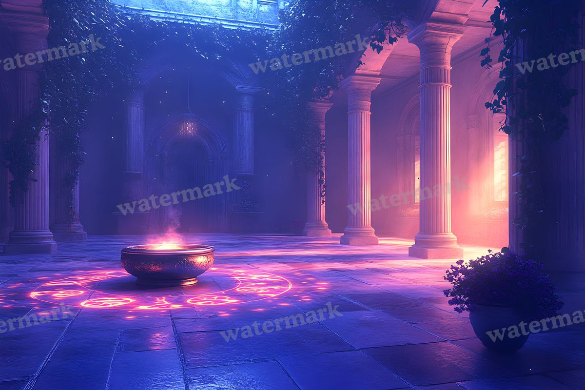 Moonlit Ritual Backdrop Images