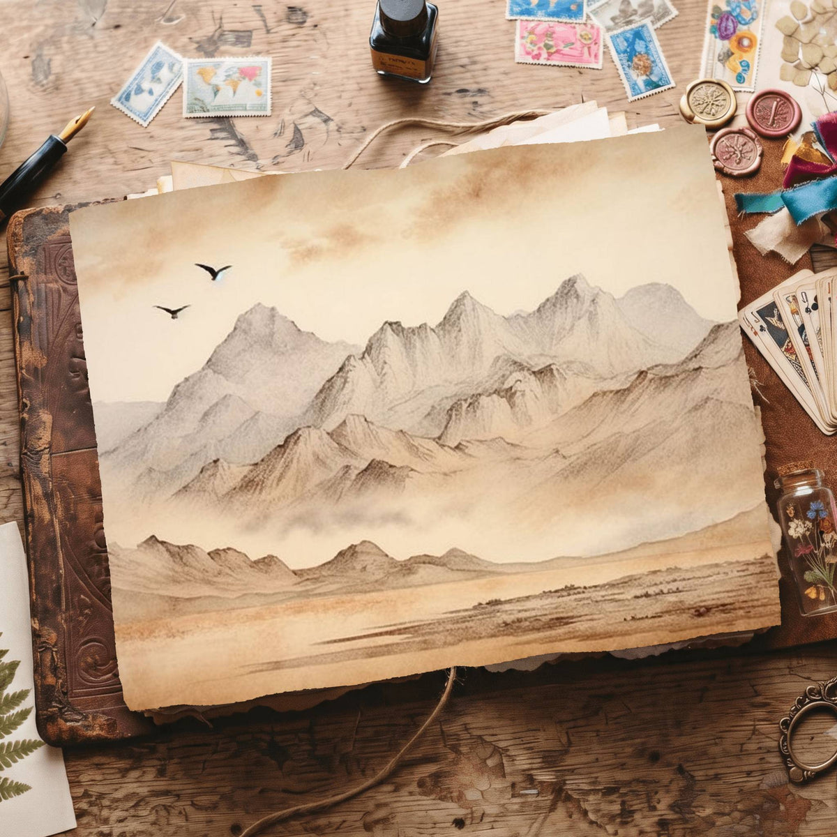 Mountains Digital Papers