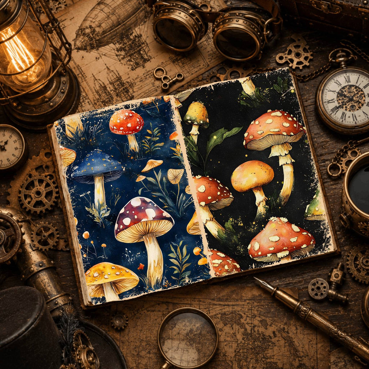 Mushroom Digital Papers