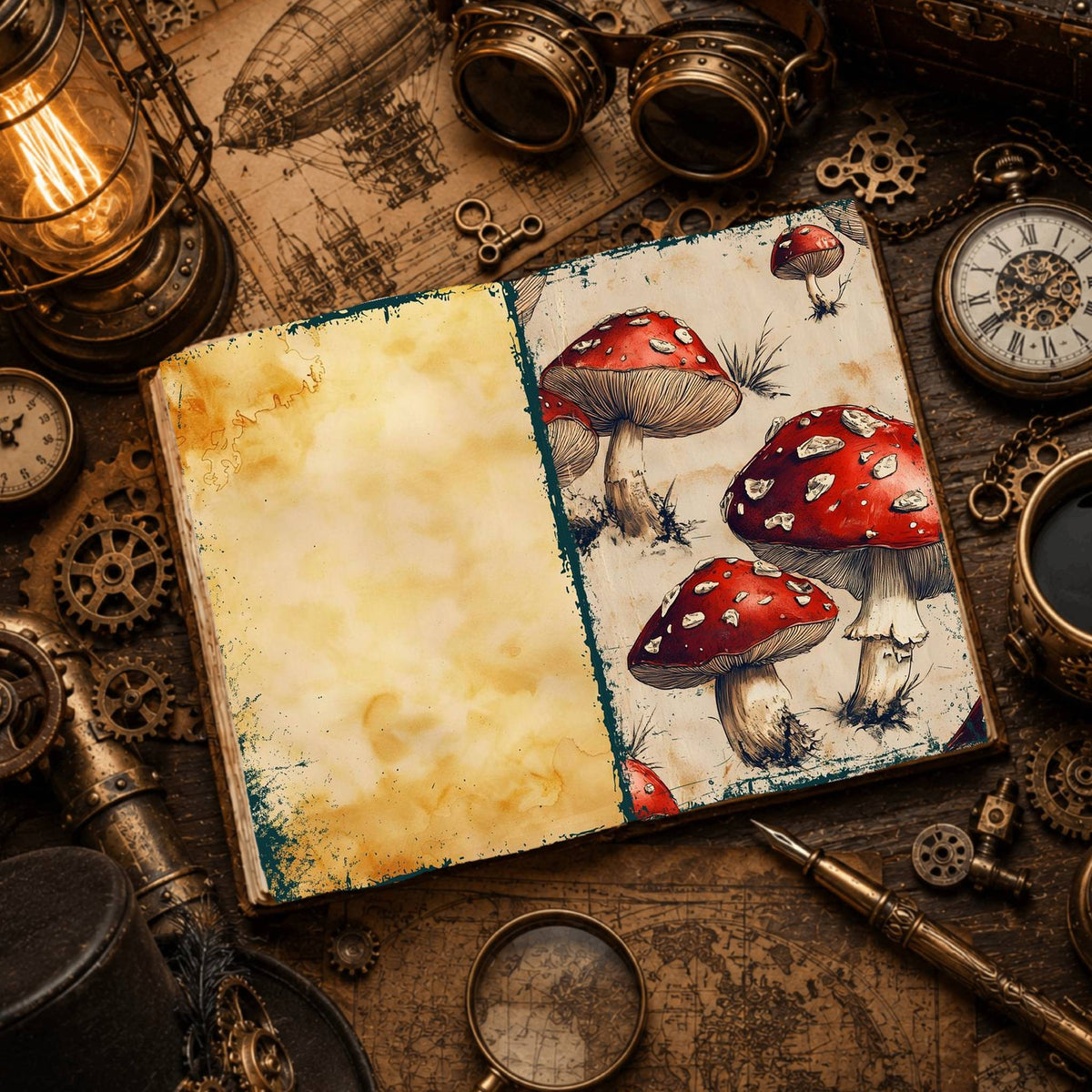 Mushroom Digital Papers