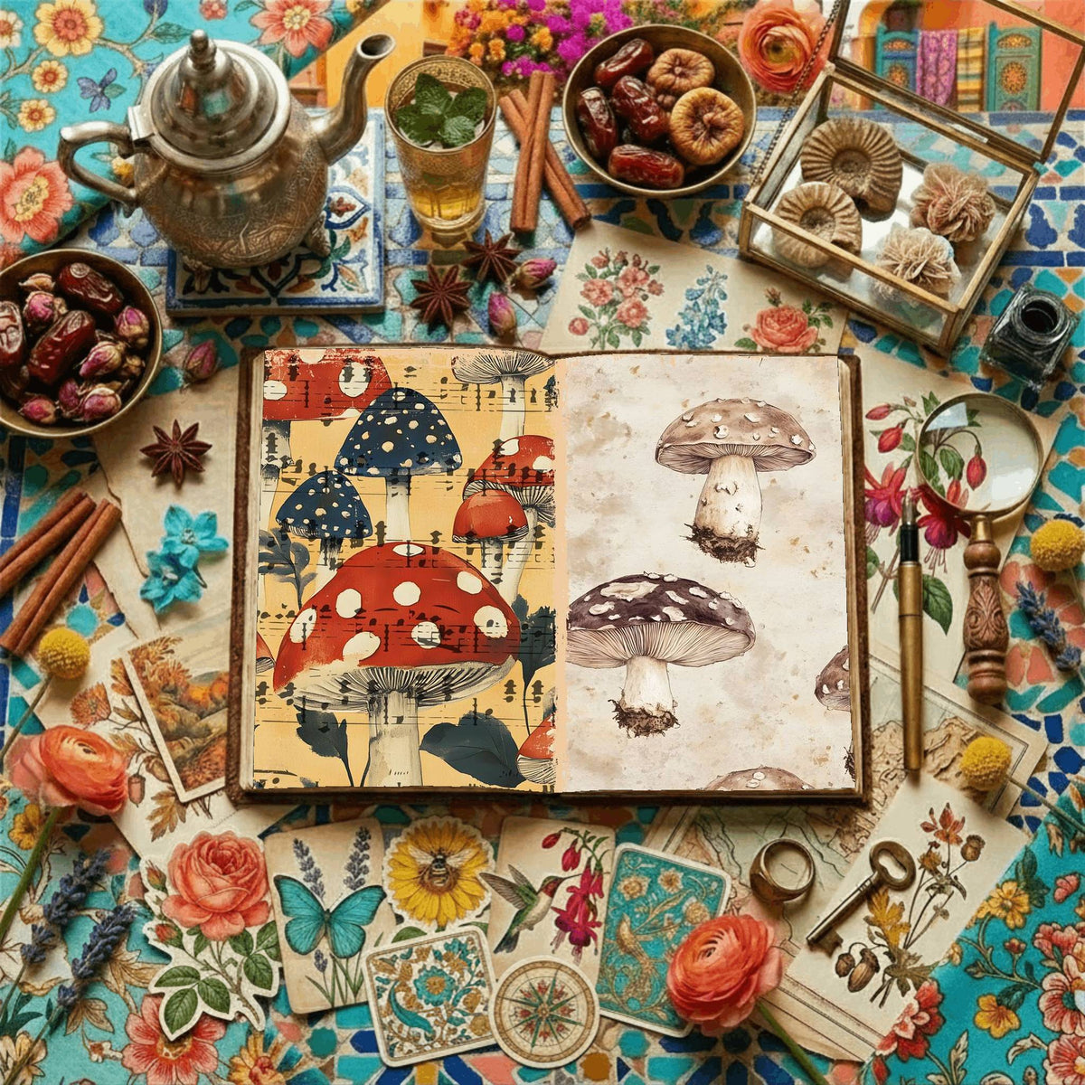 Mushroom Digital Papers