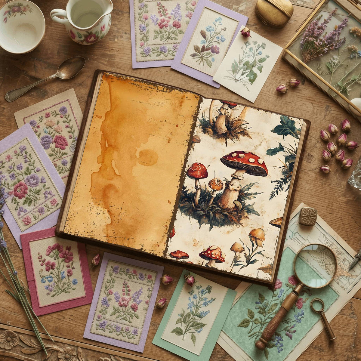 Mushroom Digital Papers