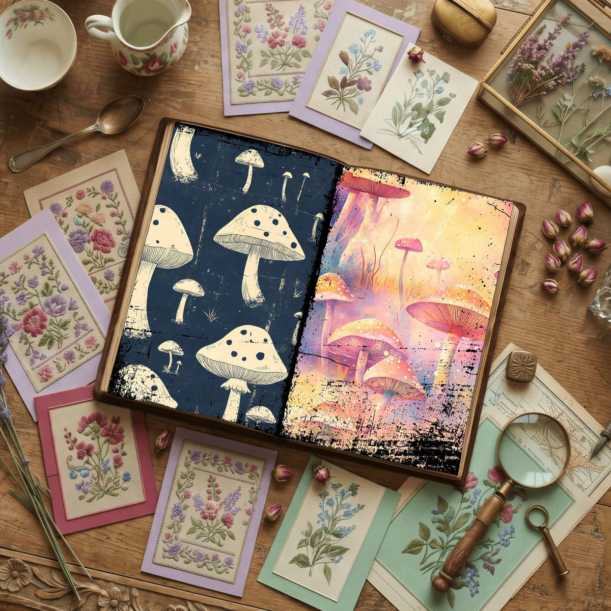 Mushroom Digital Papers