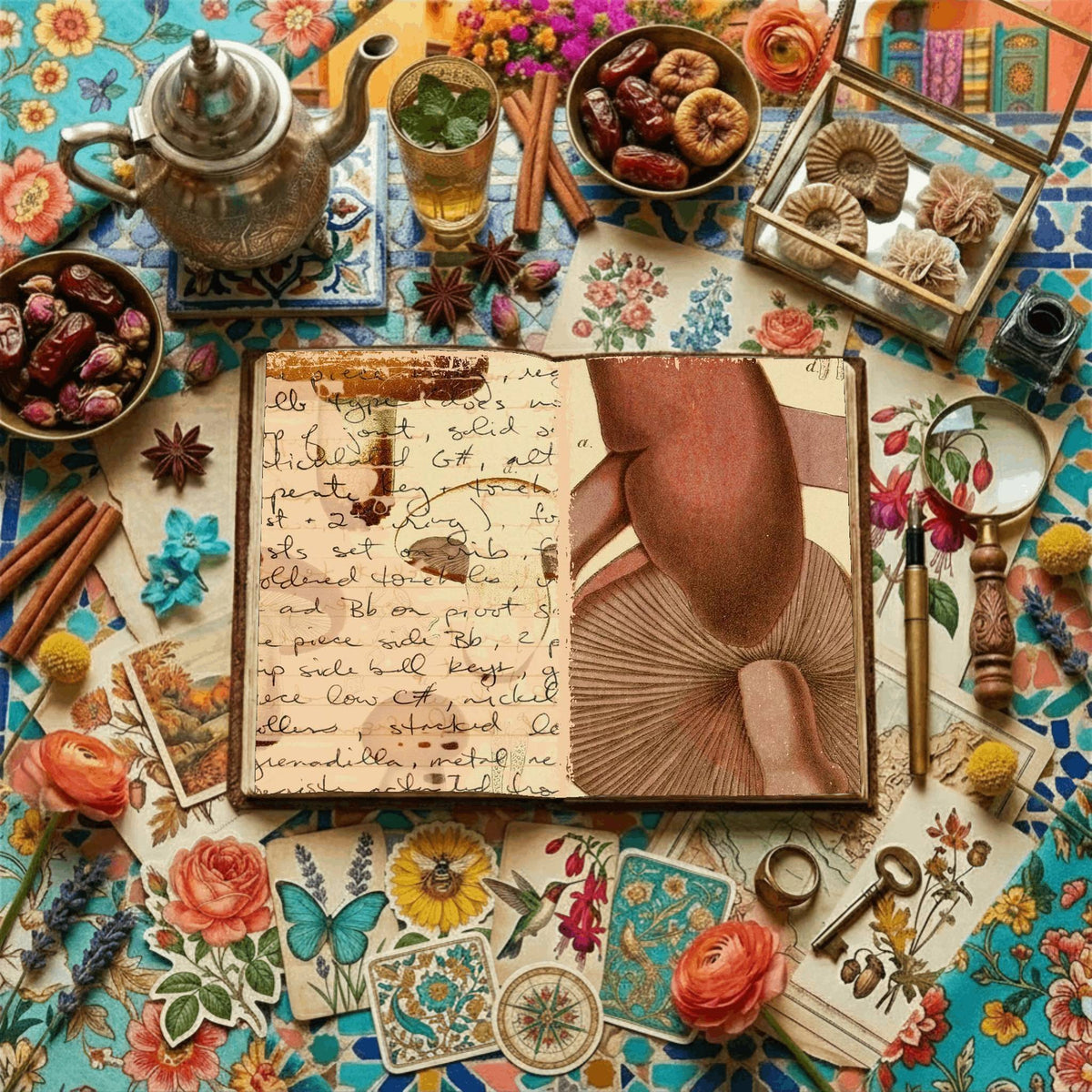 Mushroom Digital Papers