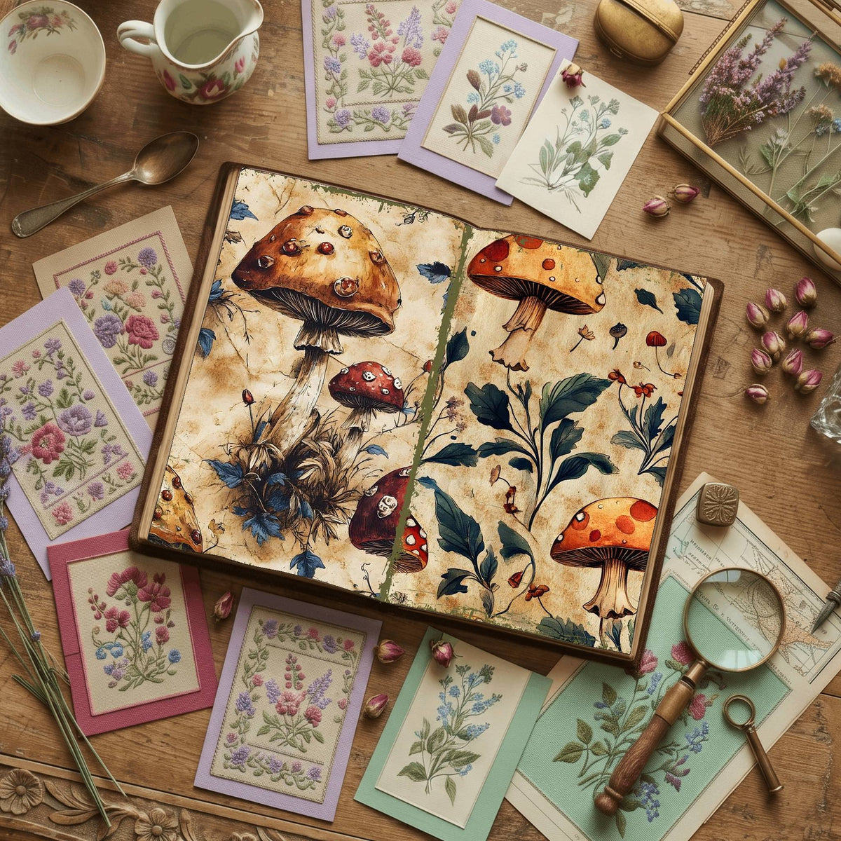 Mushroom Digital Papers