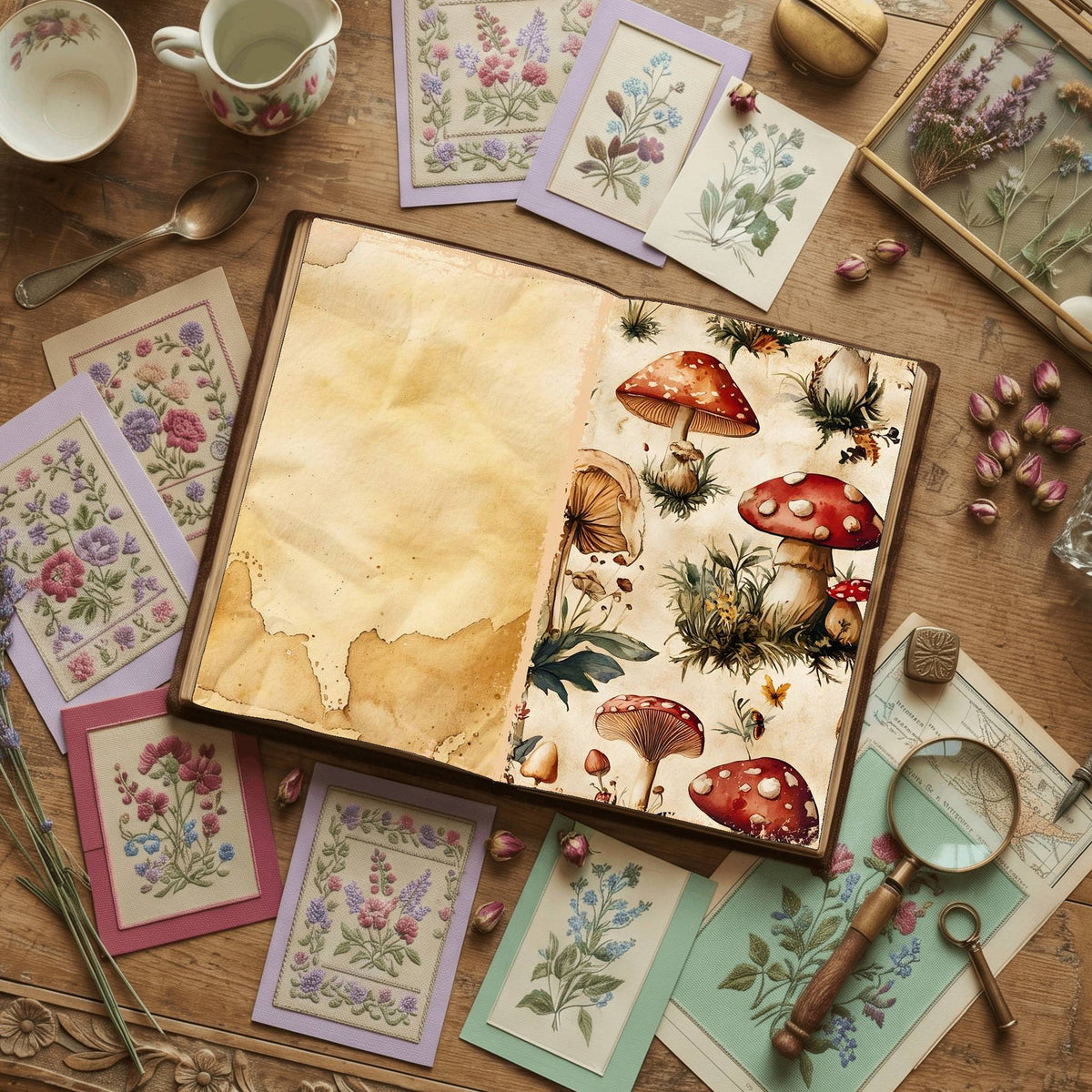 Mushroom Digital Papers