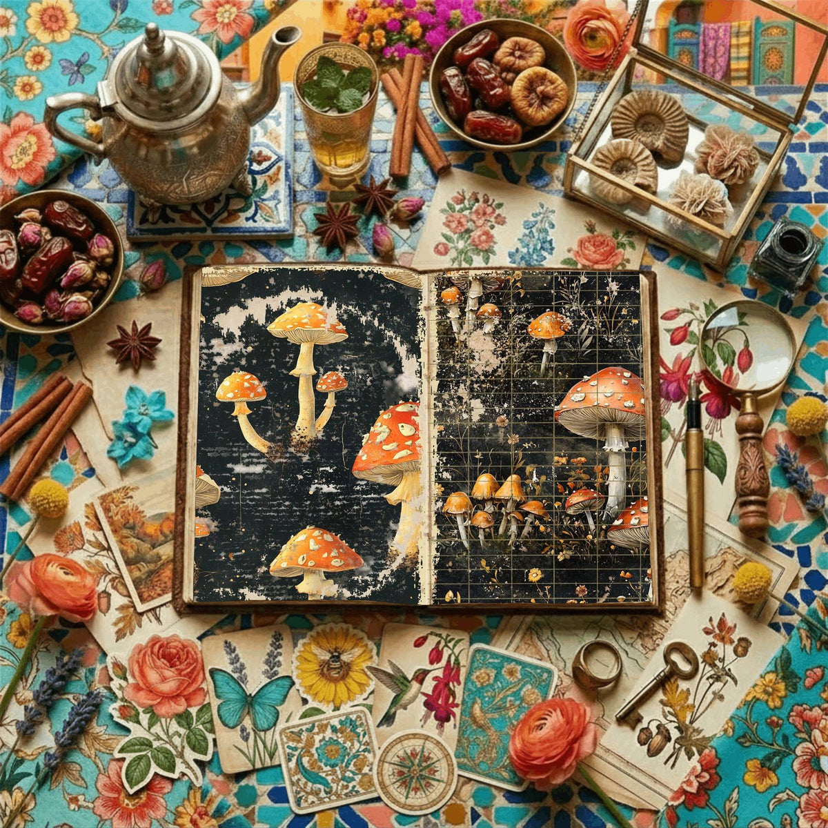Mushroom Digital Papers