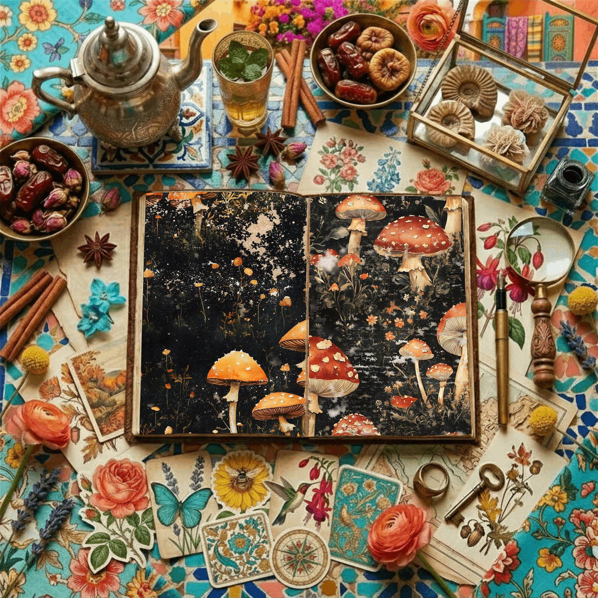 Mushroom Digital Papers