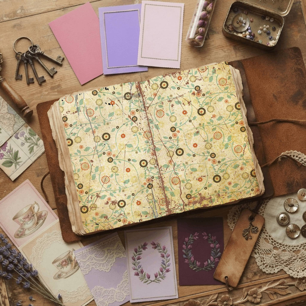 Steampunk Digital Papers