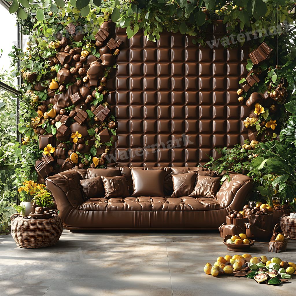 The Chocolate digital photo backdrop for photo editing, preview 9